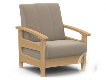 Кресло для отдыха Омега (бук лак/CATANIA LATTE) в Кольцово - kolcovo.mebel54.com | фото
