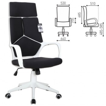 Кресло офисное BRABIX Prime EX-515 (черная ткань) в Кольцово - kolcovo.mebel54.com | фото