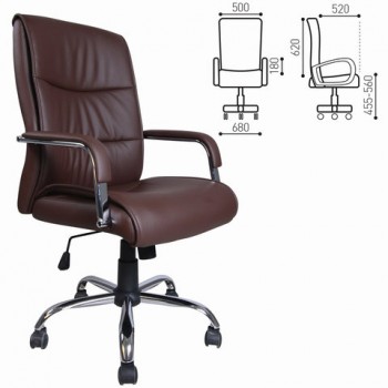 Кресло офисное BRABIX Space EX-508 (коричневый) в Кольцово - kolcovo.mebel54.com | фото