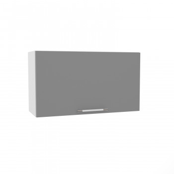 Ройс ВПГ 800 Шкаф верхний горизонтальный высокий (Графит софт/корпус Серый) в Кольцово - kolcovo.mebel54.com | фото