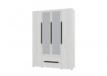 Шкаф 4-х створчатый с ящиками и зеркалами Вега (Прованс) в Кольцово - kolcovo.mebel54.com | фото